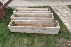 pallet wood planters