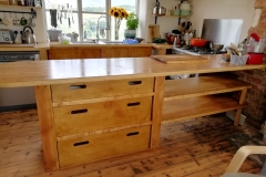 under the counter kitchen drawers and shelves