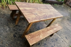 Scaffolding Board Table and Benches