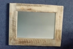 reclaimed oak frame mirror